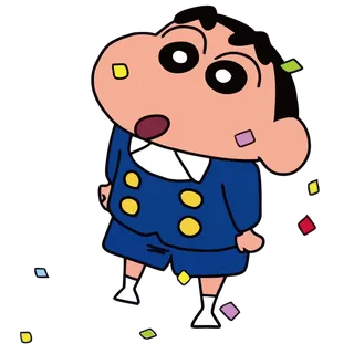 蜡笔小新可爱人物免扣素材