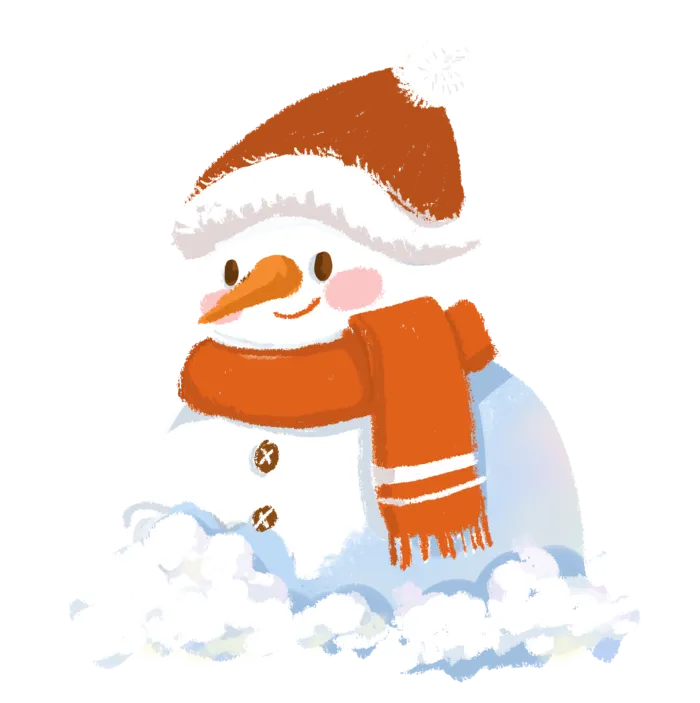 小寒大寒雪人