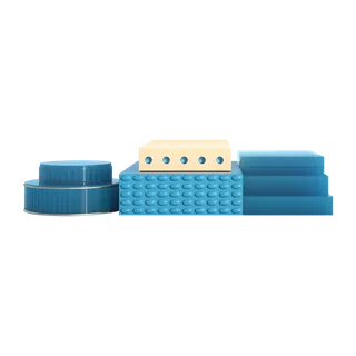 3D展台素材免扣产品展示台PNG