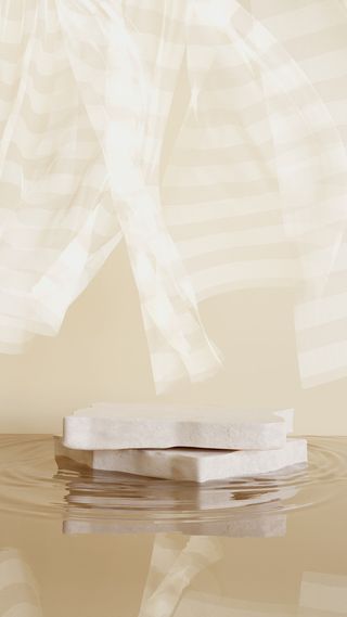 小清新电商c4d场景展台合层背景