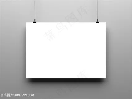 挂在墙上的空白装饰画广告展板 挂在墙上的空白装饰画广告展板