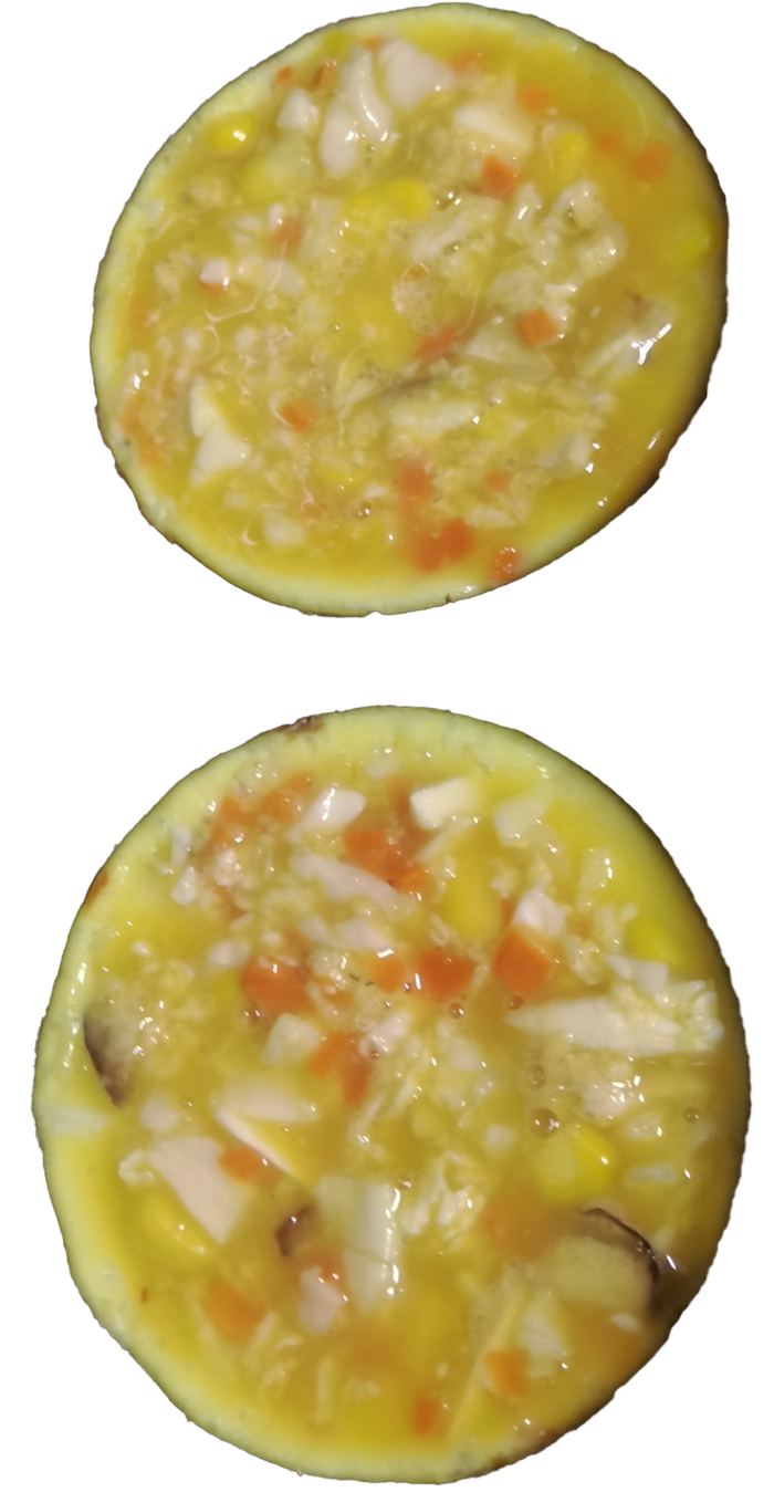 鸡蛋蔬菜厚蛋饼玉米胡萝卜免抠摄影元素素材psd模版下载