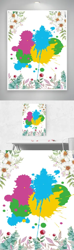 唯美花朵图片背景元素