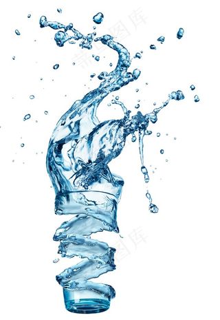 螺旋上升的水高清图片