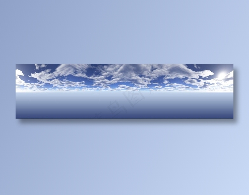 天空中漂浮的白云