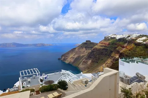 圣托里尼岛风景大图