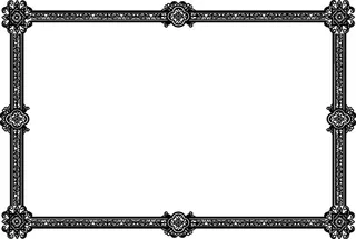 古色古香古典古风花纹边框