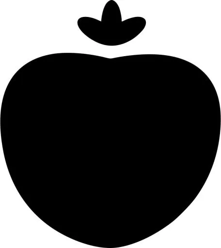 柿子 PNG免抠(874x980)