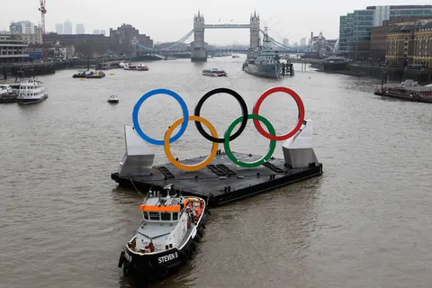 2012年奥运五环图片