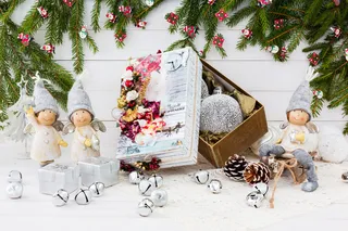 圣诞装饰元素静物特写场景(33)