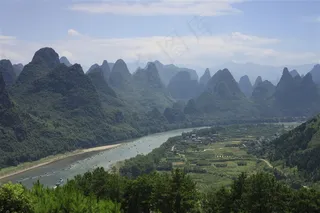 桂林山水美丽风景摄影