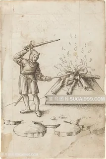 木材烧火人物装饰画挂画 木材烧火人物装饰画挂画