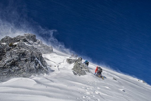 冬天白雪背景风景