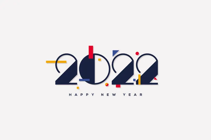 2022创意艺术字体新年虎年圣诞节数字立体质感文字AI矢量设计素材eps,ai矢量模版下载