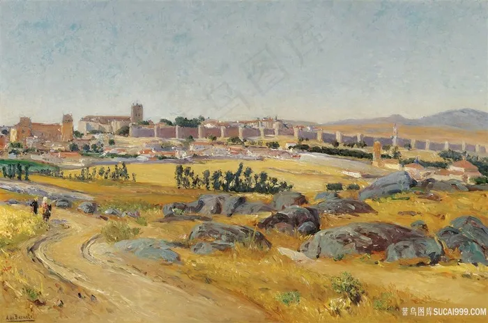 奥雷利亚诺・贝鲁特・莫雷特・阿维拉风景画