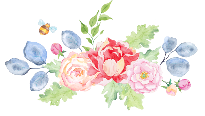 花朵花丛卡通