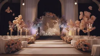 婚庆、布置、模板、效果、喜庆