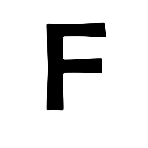 字母F PNG免抠(1500x1500)