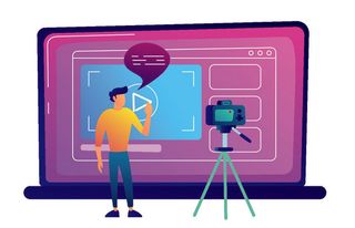 扁平化人物场景办公互联网等距ai矢量设计网页海报UI素材插画