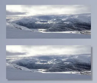 冬天自然背景风景