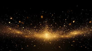 黑金闪光粒子金粉闪射背景