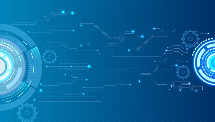 蓝色信息数码高科技创意背景