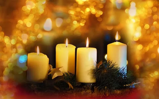 蜡烛唯美圣诞节背景素材 蜡烛唯美圣诞节背景素材
