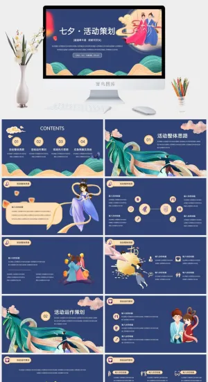 浪漫情人节活动策划PPT模板6预览图