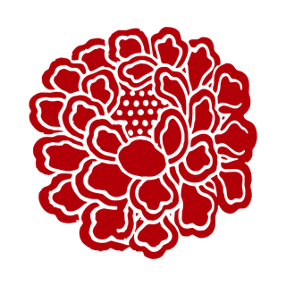 红色喜庆简约风传统吉祥纹样纹路纹理免扣PNG素材图片 (41)