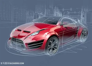 高档名贵概念跑车高清图片