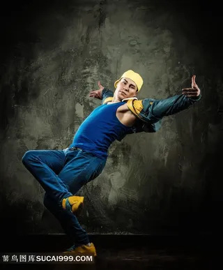 牛仔裤街舞帅哥图片