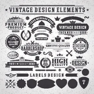 手绘Logo标志素材