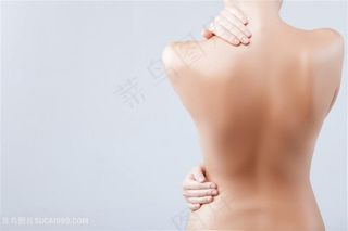 美女背部特写高清