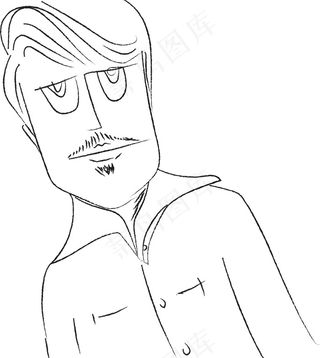 父亲节手绘简笔画图案