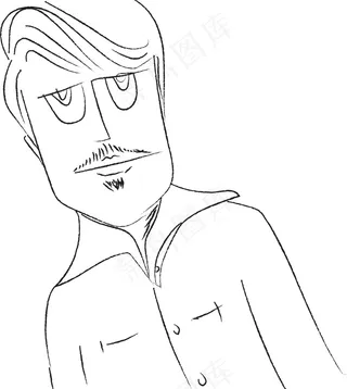 父亲节手绘简笔画图案