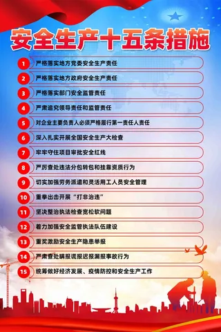 安全生产十五条措施