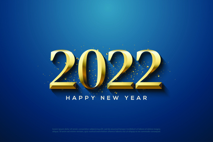 2022创意艺术字体新年虎年圣诞节数字立体质感文字AI矢量设计素材eps,ai矢量模版下载