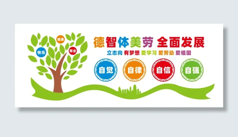 校园背景墙 背景墙  校园 学校cdr矢量模版下载