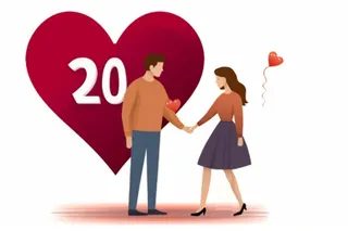 情人节520粉红爱心恋人情侣浪漫海报素材背景