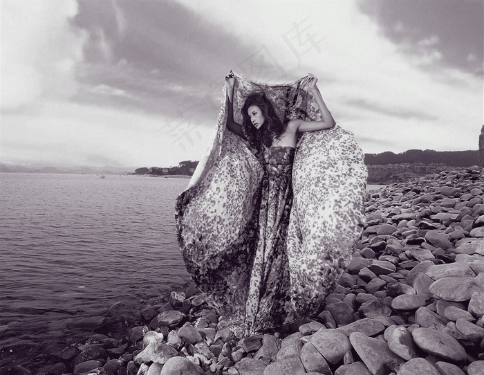 日光海岸恋人婚纱精美图