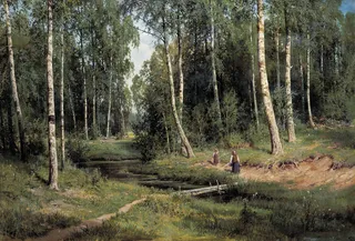 伊凡 伊凡诺维奇 希施金高清风景油画无框临摹装饰画大图喷绘素材