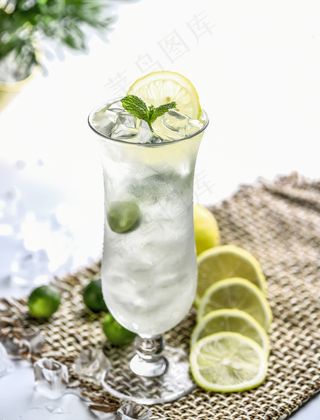 清凉夏日夏天饮品摄影图片