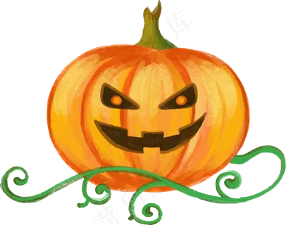万圣节节日卡通素材南瓜