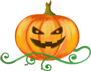 万圣节节日卡通素材南瓜