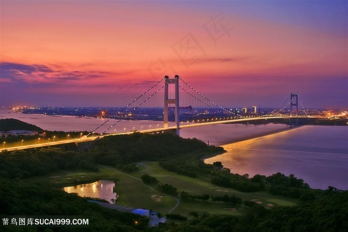 江阴长江大桥 夜景