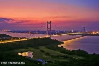 江阴长江大桥 夜景