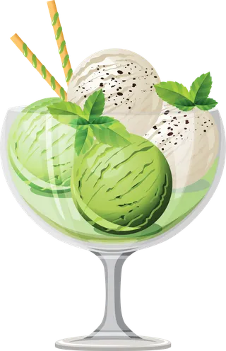 夏季手绘冰淇淋海报元素