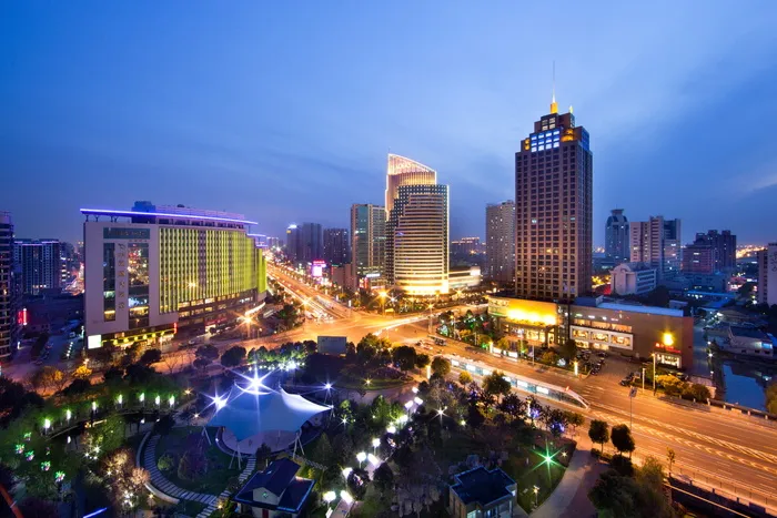 高清唯美城市夜景高楼大厦