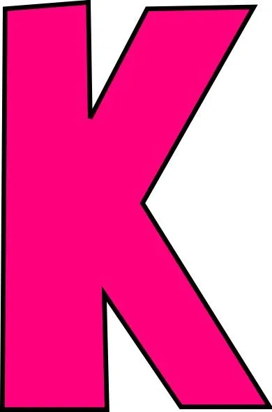 字母K PNG免抠(390x591)