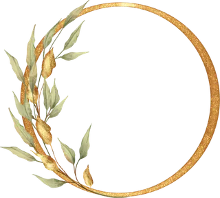 树叶, 圆圈, 框架, 边界, 工厂, 闪闪发光